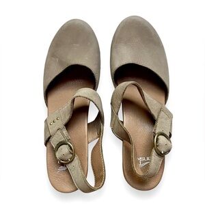 Dansko Taupe Heeled Sandals size 42